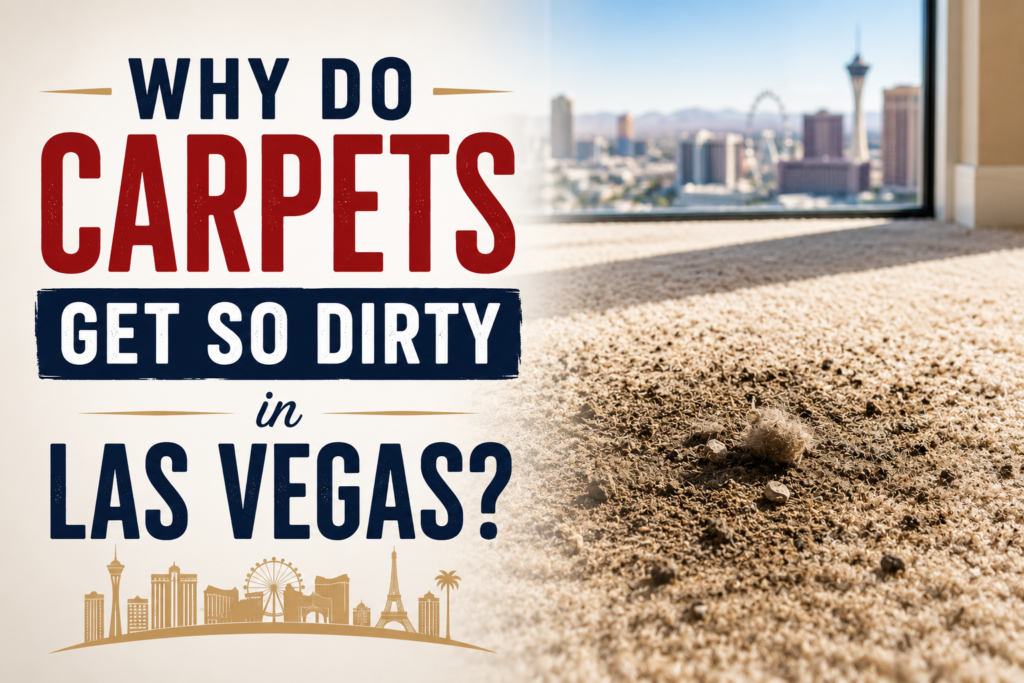 Why carpet get dirty in Las Vegas